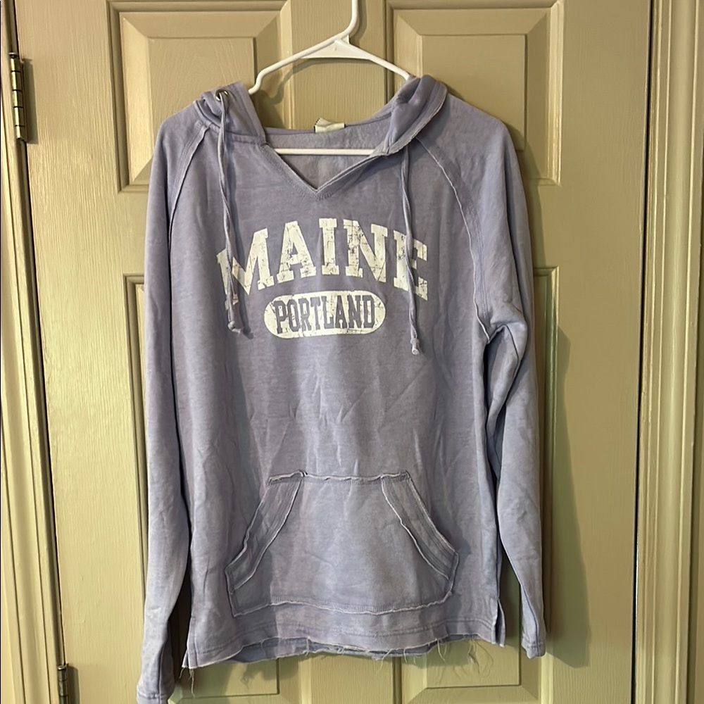 Purple Maine Portland Hoodie